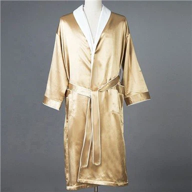 Hotel imiteret silke badekåbe